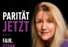 Mehr Frauen in die Politik: Kreis Mettmann unterstützt Aktionstag “ParitätJetzt” Die Ratinger Gleichstellungsbeauftragte Nadine Mauch macht auf den bundesweiten Aktionstag #ParitätJetzt aufmerksam. Foto: Stadt Ratingen