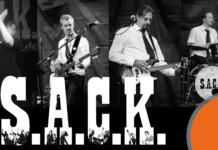 Countdown fürs große Festmahl: Stadionring wird zum Hotspot für Kulinarik Die Ratinger Cover-Rock-Veteranen S.A.C.K. spielen bekannte Songs in hoher Qualität. Foto: S.A.C.K.