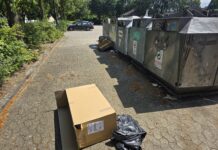 Containerstandort in Breitscheid soll stärker kontrolliert werden Nicht nur in Breitscheid ein immerwährendes Ärgerniss für alle, Müll der nicht ordnungsgemäß entsorgt wird, Bild: Alexander Heinz