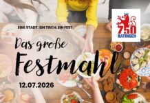 Bürgermahl auf dem Stadionring am 12. Juli 2026 Einladung zum Festmahl, Foto: RMG GmbH