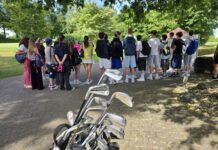 Vom Klassenzimmer auf die Driving Range: Schnupperkurs beim Golfclub Grevenmühle Schnupperkurs auf der Driving Range, Bild: Alexander Heinz