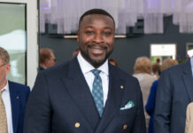 Samuel Awasum neuer Präsident der Ratinger Lions Samuel Awasum, Präsident der Ratinger Lions 2026/27, Bild: Alexander Heinz
