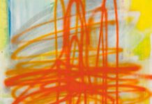 Führung durch 100 Jahre Museum Ratingen Jan Holthoff, Ohne Titel, 2024, Acryl auf Leinwand, 152 x 122 cm, © Jan Holthoff 2026