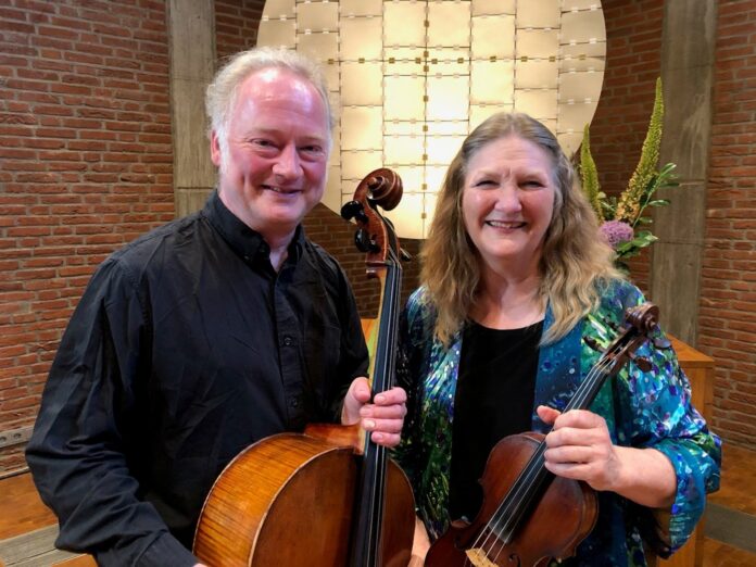 Emerald Duo Dr. Susan Doering, Violine, Professor Dieter Wulfhorst, Cello, Bild: Emerald Duo