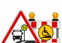 Weitere Haltestellen werden barrierefrei Bauarbeiten in Hösel und Lintorf bringen ab 20. Juli Umleitungen und Wartezeiten Symbolbild, KI generiert