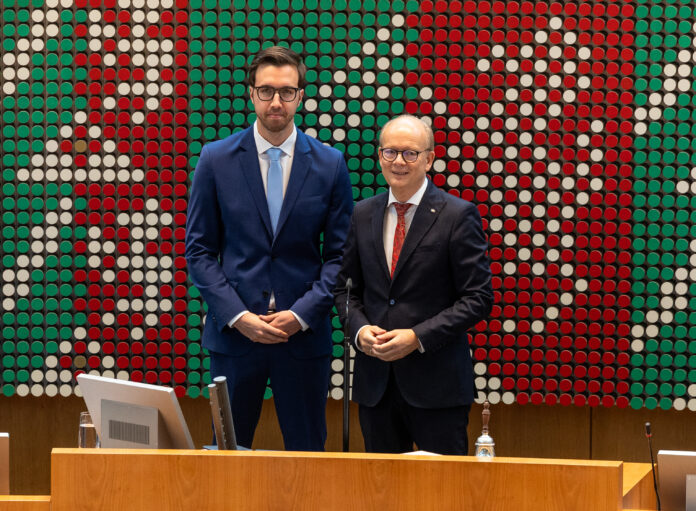 Steffen MdL Alexander Steffen und André Kuper, Präsident des Landtags, Bild: Landtag NRW