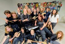 Musik verbindet über den Atlantik: Ratinger Festkonzert mit Gästen aus Vermillion Die Bigband des Dietrich-Bonhoeffer-Gymnasiums spielt beim Partnerschaftskonzert am 14. Juli in der Stadthalle. Foto: Stadt Ratingen