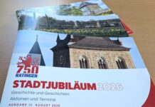 Die dritte Ausgabe des Ratinger Jubiläums-Journals: Jetzt erhältlich Wie ihre beiden Vorgänger enthält auch die dritte Ausgabe des Jubiläums-Journals eine Fülle an aktuellen Infos rund ums 750-jährige Stadtjubiläum. Foto: Stadt Ratingen