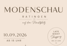 Ratinger Marktplatz wird zum Catwalk Bild: Ratingen Marketing