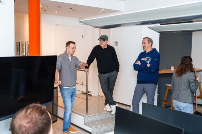 Living Room Ratingen Bild Alexander Kersten: vlnr Louis Steininger, Christian Rahn, Sascha Kühn vom Living Room Ratingen