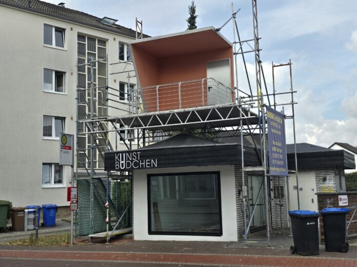 Probewohnen 2 Die Installation über dem Kunstbüdchen, Bild: Alexander Heinz