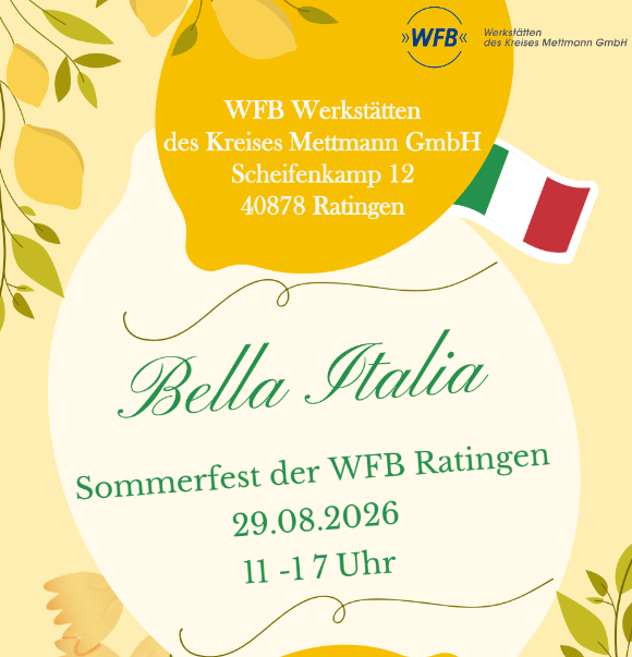 WFB Sommerfest Aus dem Einladungsflyer zum Sommerfest, Bild: WFB ME