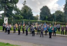 Bruderschaft St. Sebastiani veranstaltet großen Zapfenstreich Ein Bild von einem Großen Zapfenstreich aus dem Jahre 2021. Foto: Lars O'Grady