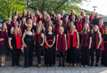 ECho bringt große Popsongs in die Friedenskirche Das Gruppenbild des Ehemaligen Chors aus dem letzten Jahr, Bild: ECho