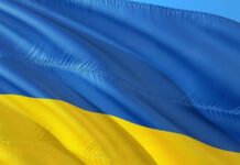 Ratinger Grüne: Partnerschaft einer ukrainischer Kommune Die Landesflagge der Ukraine. Foto: pixabay