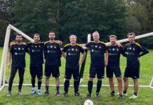 „Bomberos“ des TuS 08 Lintorf geben sich der Lohausen-Liga geschlagen Die Mannschaft der "Bomberos". Foto: TuS Lintorf