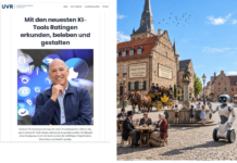 KI Reise durch Ratingen im Medienzentrum KI Reise durch Ratingen, Teilweise KI erzeugt, Bild: www.uk-services.de