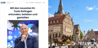 KI Reise durch Ratingen im Medienzentrum KI Reise durch Ratingen, Teilweise KI erzeugt, Bild: www.uk-services.de