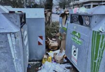 Müllproblem in Lintorf: „Waste Watchers“ packen an Besonders an Container-Standorten wird in Lintorf achtlos Müll liegen gelassen. Foto: privat